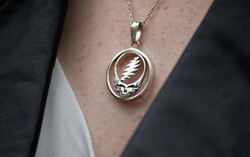 Steal Your Face Sterling Silver Necklace