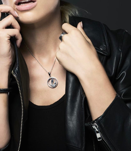 Steal Your Face Sterling Silver Necklace