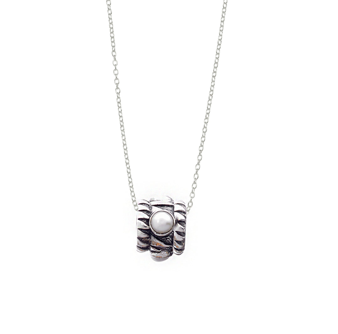 June White Pearl Sterling Silver Bead