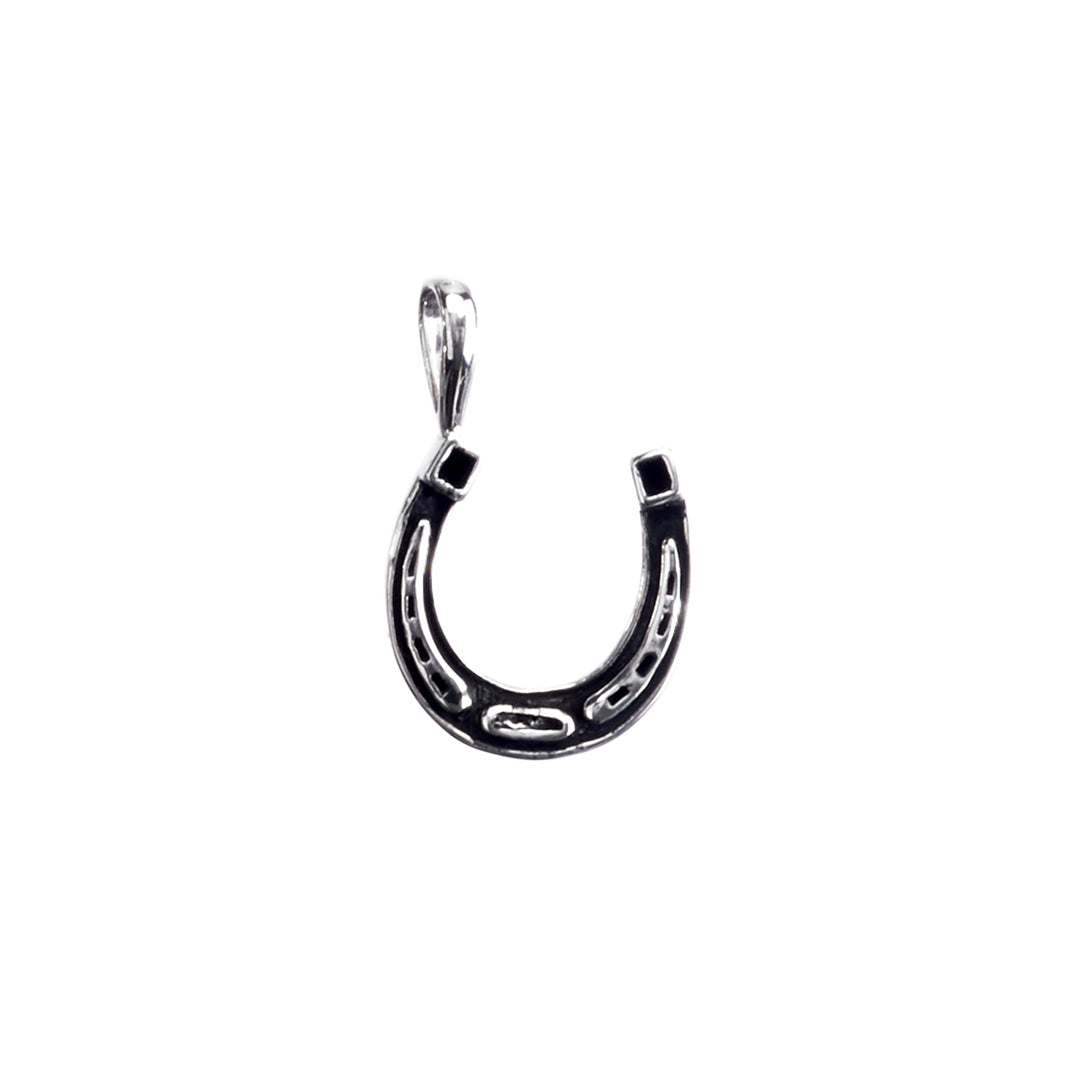 Luck Be A Lady Horseshoe Sterling Silver Charm