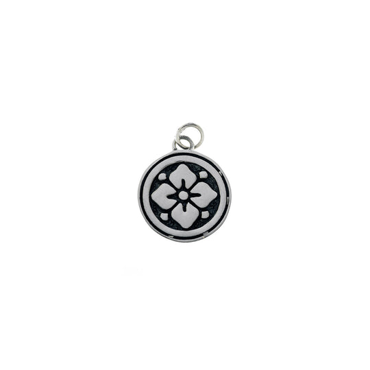 Ceremonial Kamon Sterling Silver November Gardenia Charm - Cynthia Gale New York Jewelry
