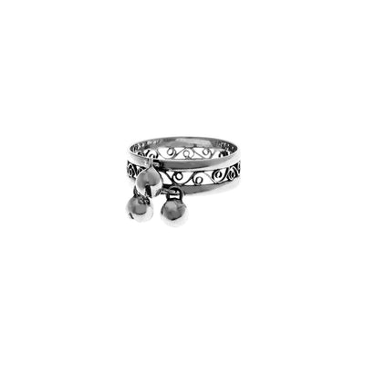 Belle Nouveau Tiffany Sterling Silver Ring - Cynthia Gale New York Jewelry