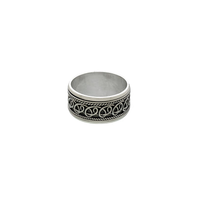 Delta Infinity Sterling Silver Spin Ring - Cynthia Gale New York Jewelry