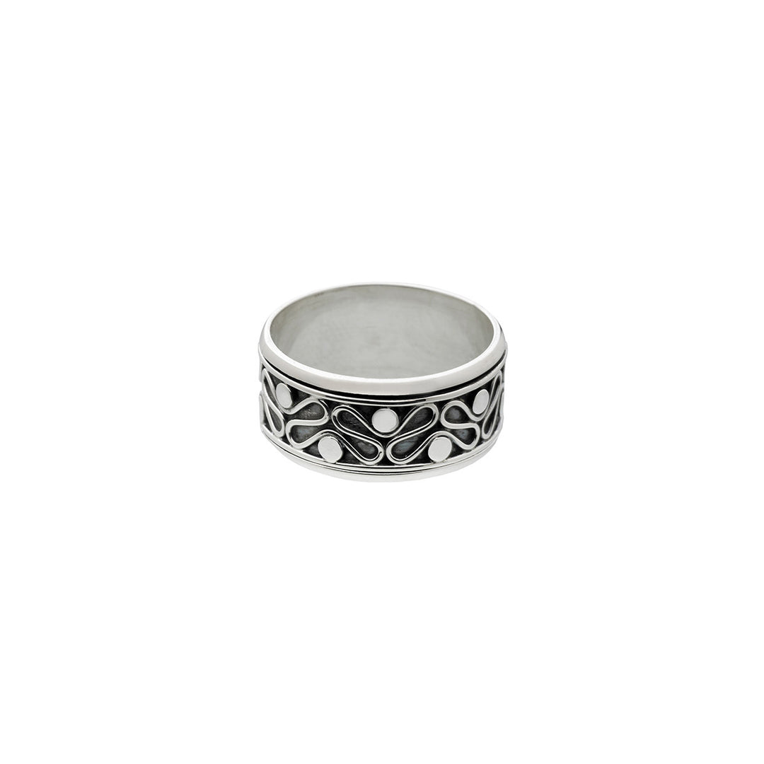 Epsilon Infinity Sterling Silver Spin Ring - Cynthia Gale New York Jewelry