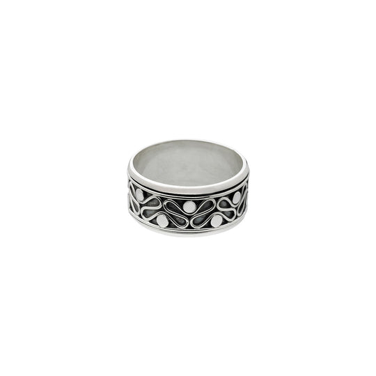 Epsilon Infinity Sterling Silver Spin Ring - Cynthia Gale New York Jewelry