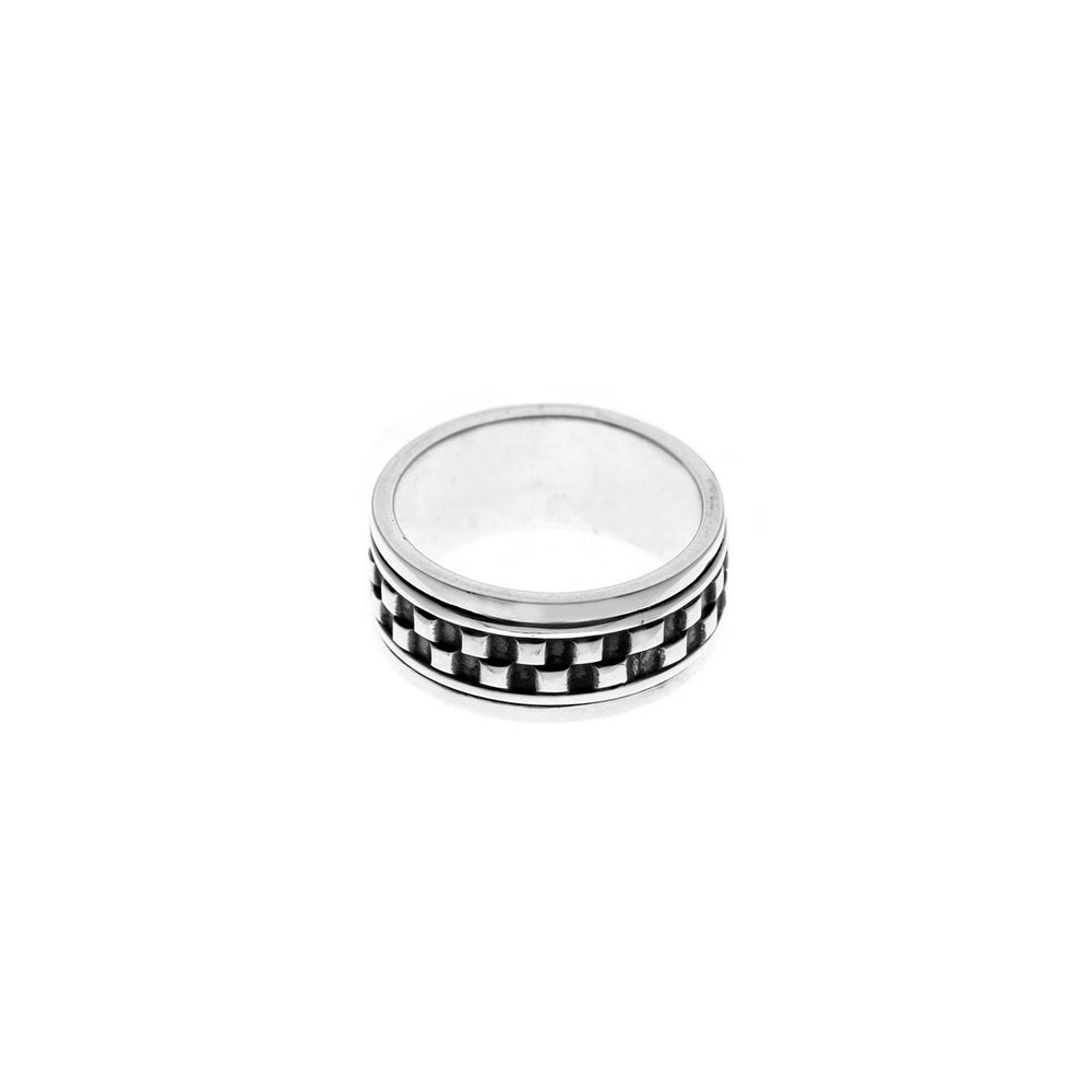 Nusantara Sulawesi Sterling Silver Spin Ring - Cynthia Gale New York Jewelry