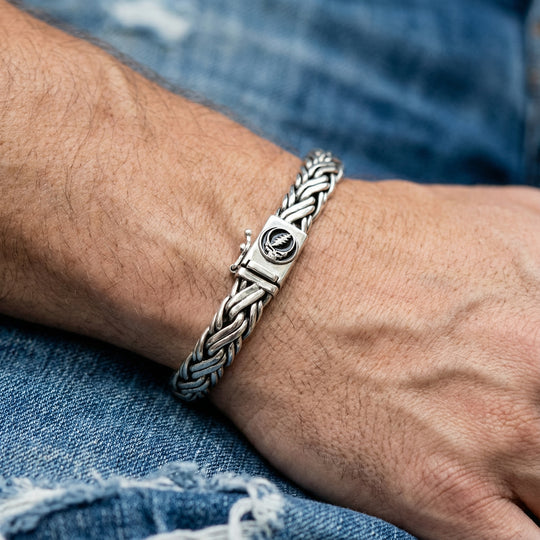 Steal Your Face Sterling Silver Bracelet