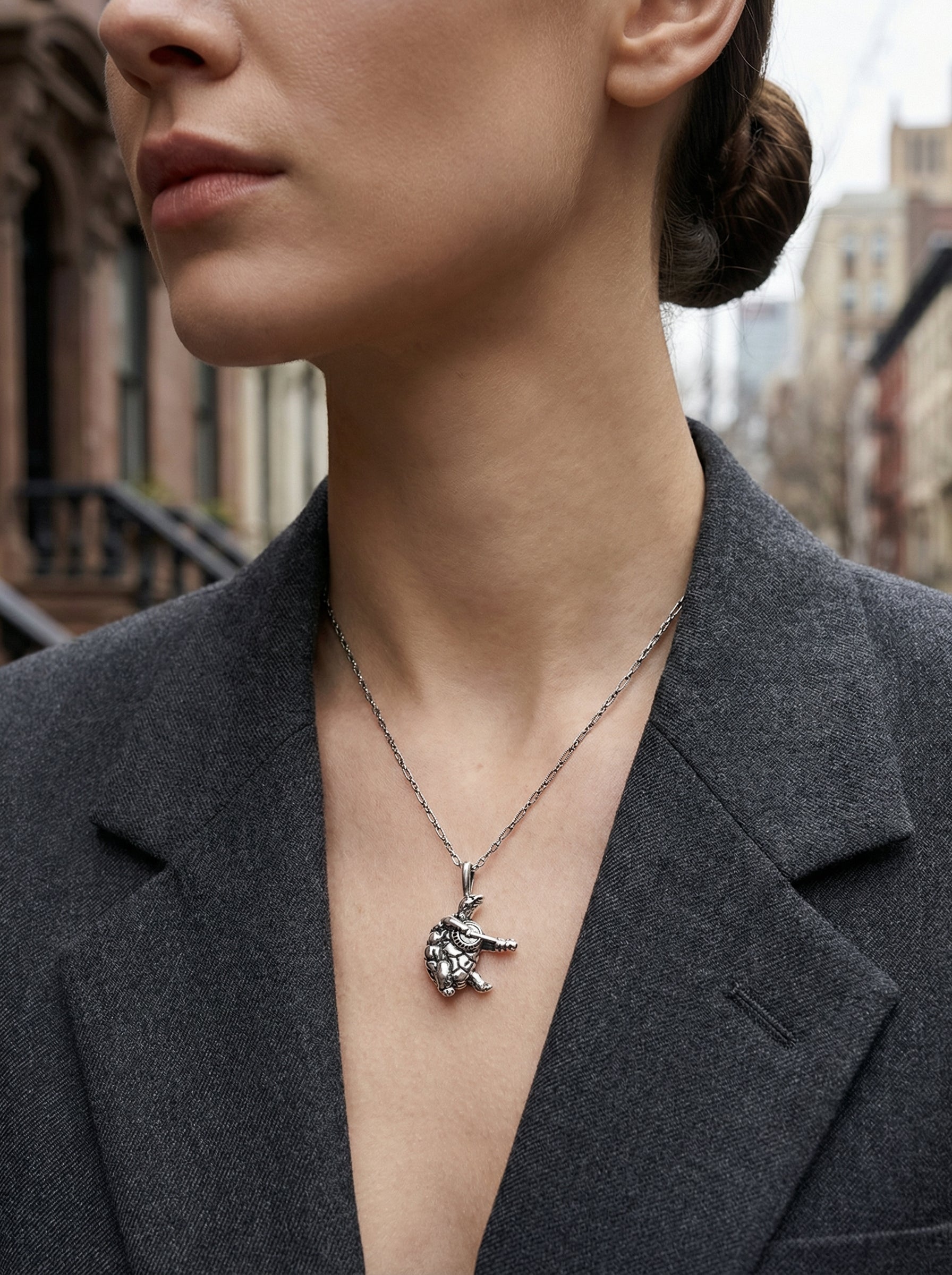Grateful Dead Steal Your Face Sterling Silver Pin | Cynthia Gale