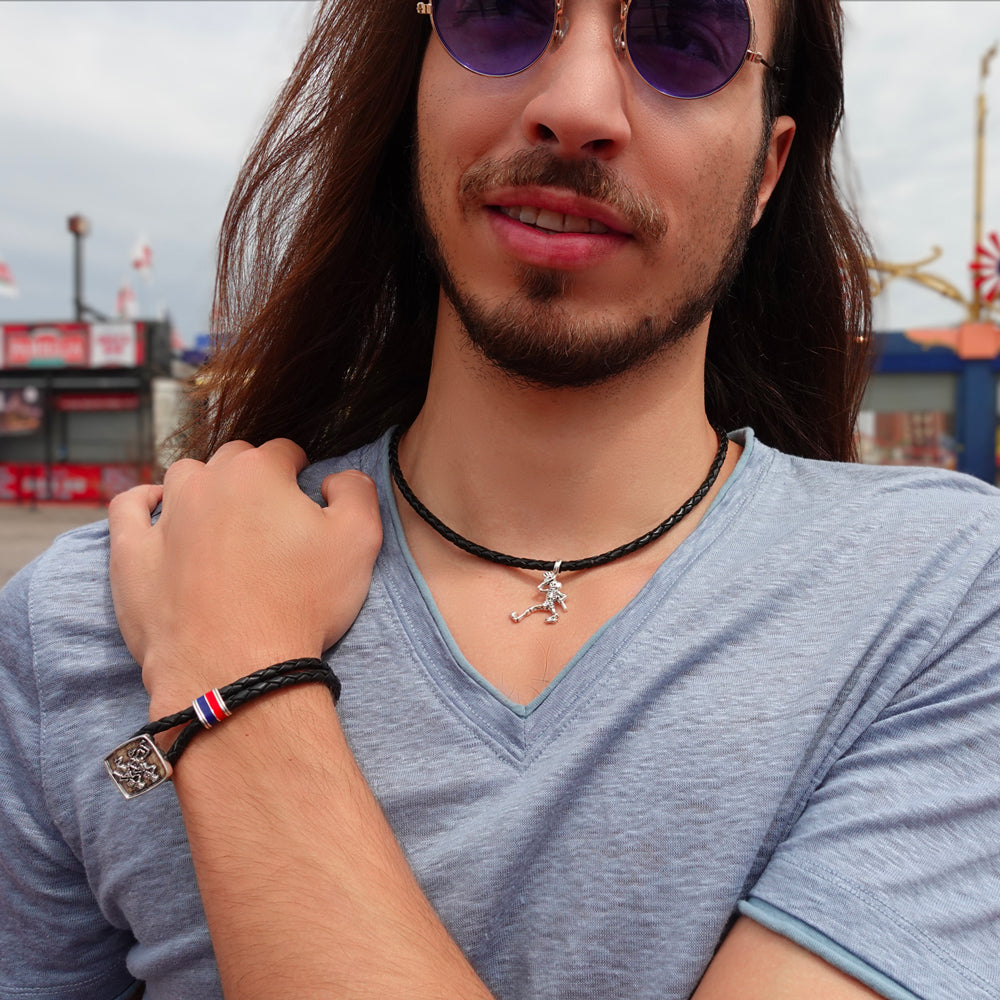 Mens rock and roll on sale bracelets