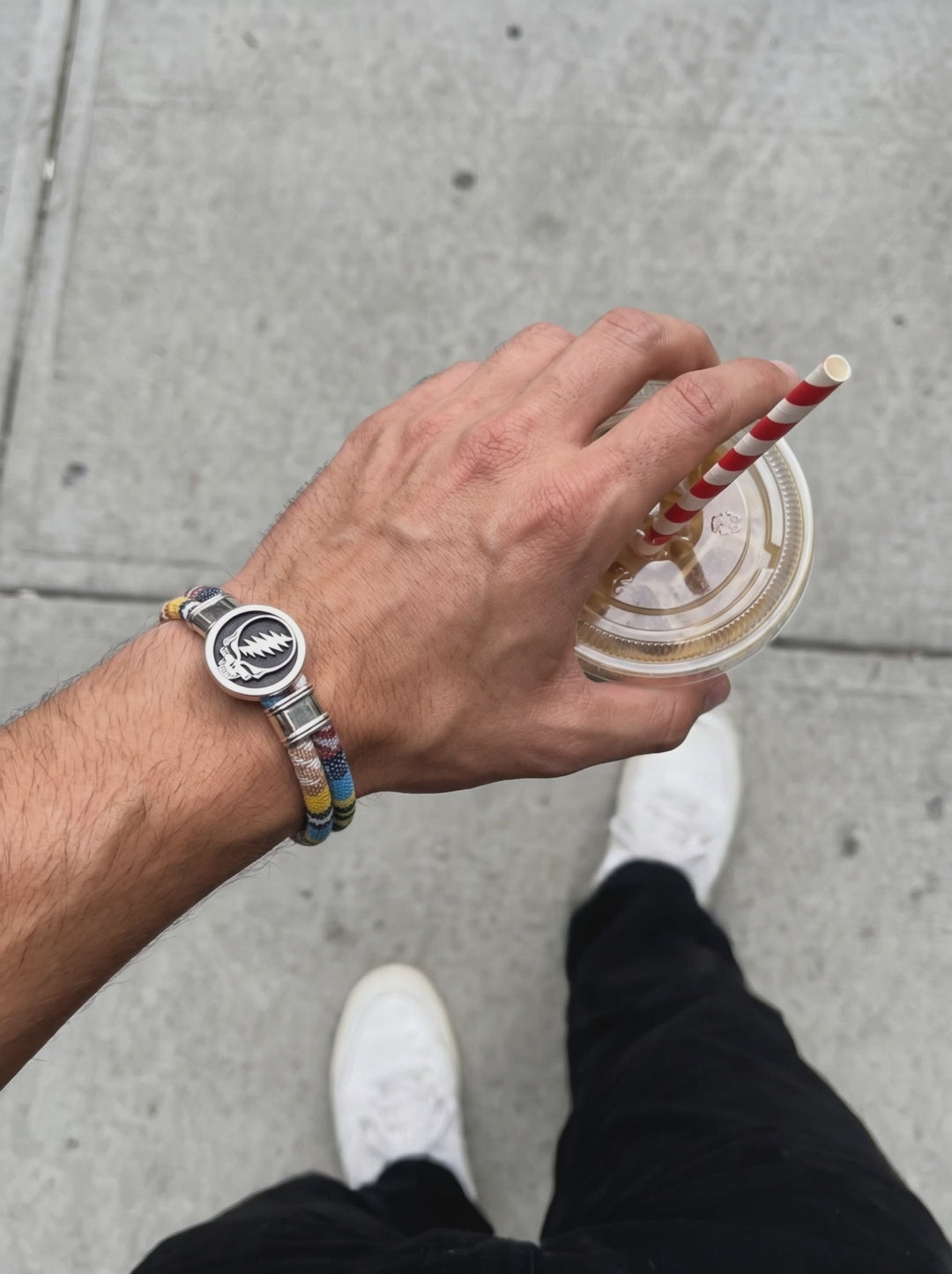 Steal Your Face Harvest Dance bracelet worn — video