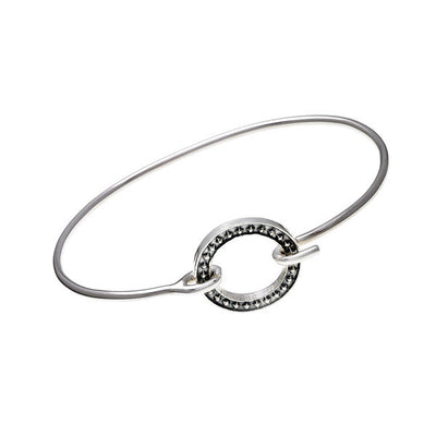 Rebel Punk tension Sterling Silver Bracelet - Cynthia Gale New York Jewelry