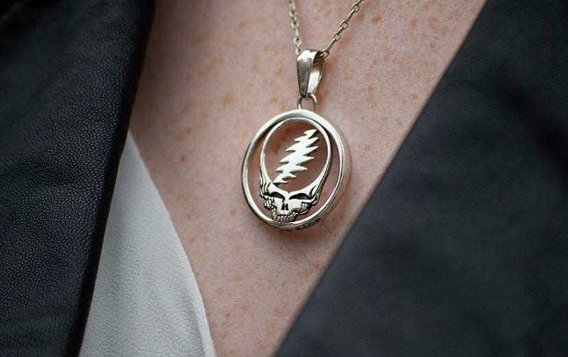 Steal Your Face Sterling Silver Necklace 