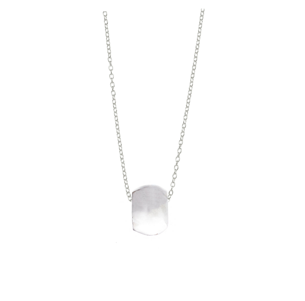Spacer Sterling Silver Bead Necklace