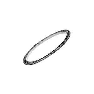Elements Earth Sterling Silver Bangle - Cynthia Gale New York Jewelry