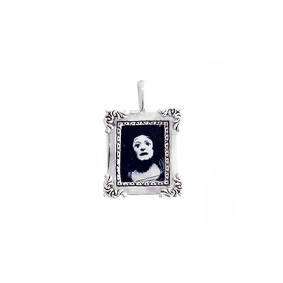 Selfie Rococo Picture Frame Sterling Silver Charm