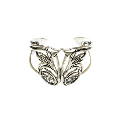 Belle Nouveau Statement Sterling Silver Cuff - Cynthia Gale New York Jewelry