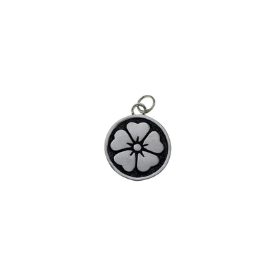 Ceremonial Kamon Sterling Silver April Cherry Blossom Charm - Cynthia Gale New York Jewelry