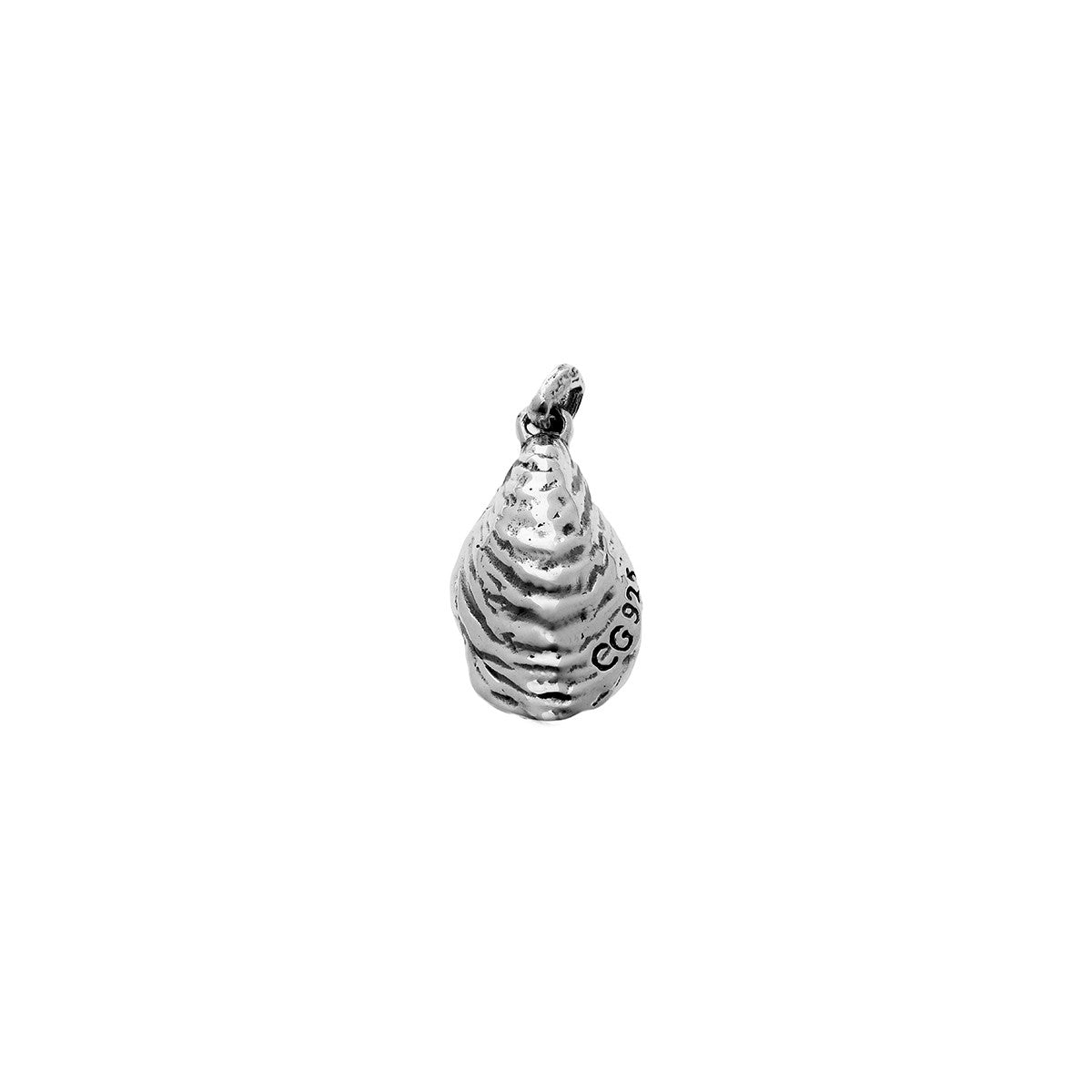 Oy! Oy! Oyster On A Half Shell Sterling Silver Charm - Cynthia Gale New York Jewelry