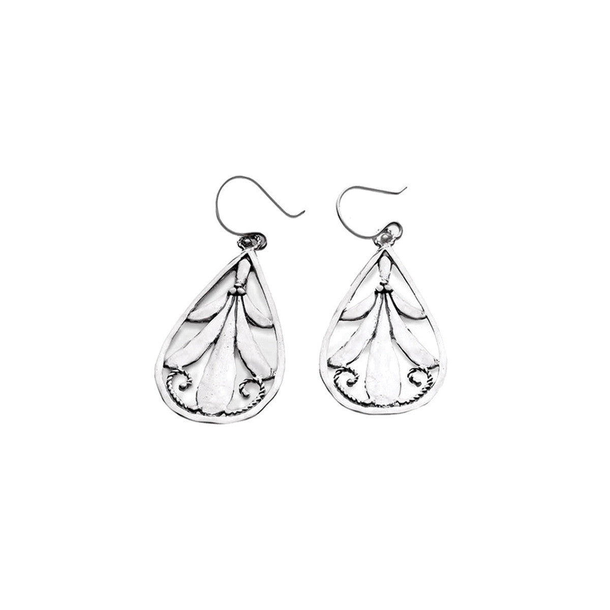 Love Letters Sterling Silver Teardrop Earring - Cynthia Gale New York Jewelry
