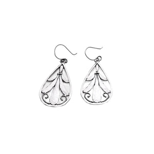 Love Letters Sterling Silver Teardrop Earring - Cynthia Gale New York Jewelry