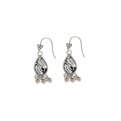Belle Nouveau Small Teardrop Sterling Silver Earring - Cynthia Gale New York Jewelry