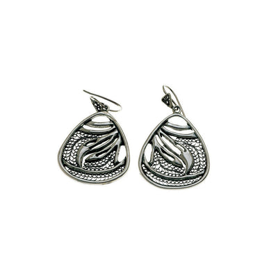 Belle Nouveau Sterling Silver Teardrop Earring - Cynthia Gale New York Jewelry