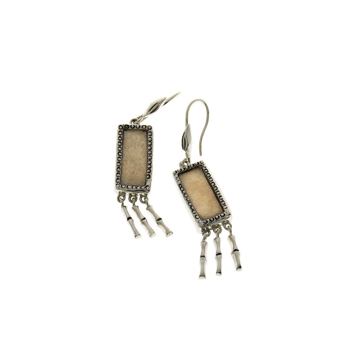Fossil Bambu Sterling Silver Fringe Drop Earring - Cynthia Gale New York Jewelry