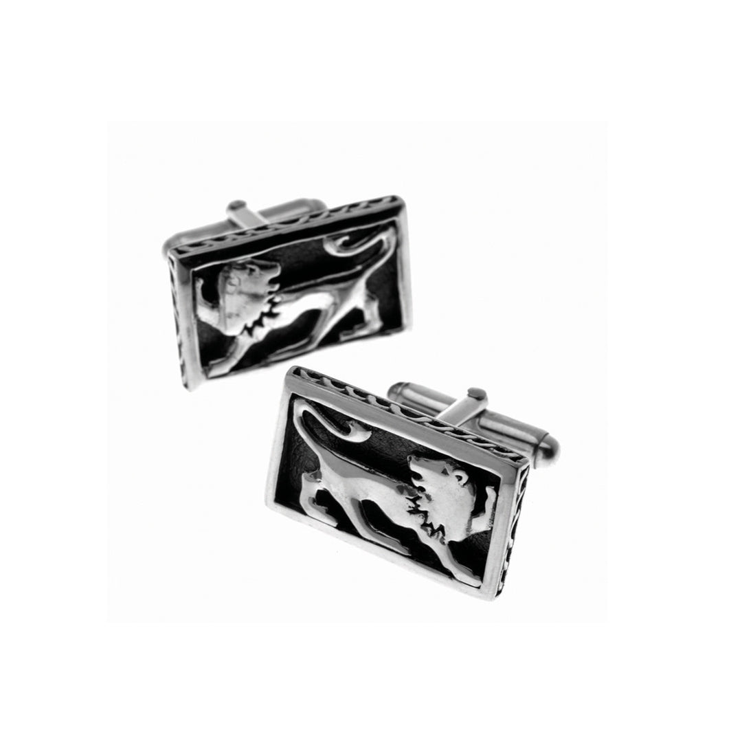 Jewish Museum Israel Lion Sterling Silver Cufflinks - Cynthia Gale New York Jewelry