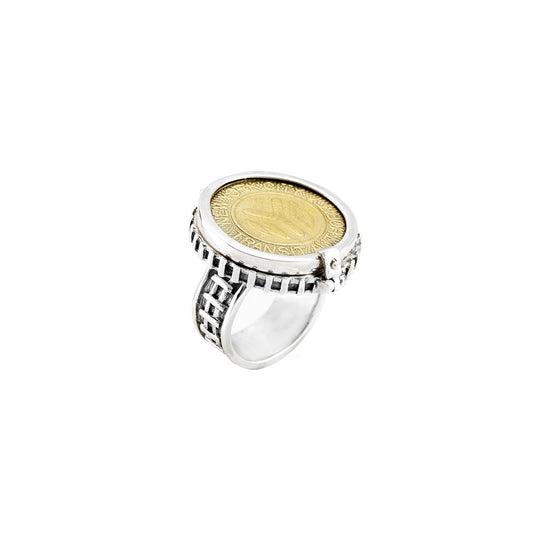 NYC MTA Token Sterling Silver Keepsake Ring - Cynthia Gale New York Jewelry