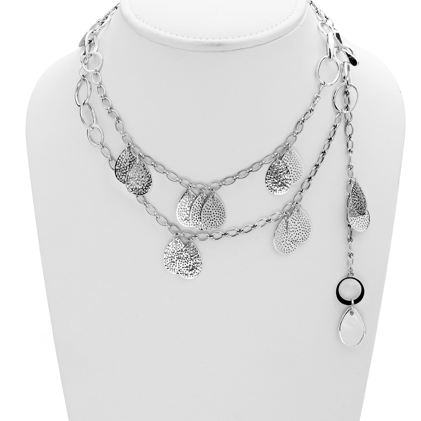 Forget Me Knot Flutter Sterling Silver Necklace - Cynthia Gale New York Jewelry