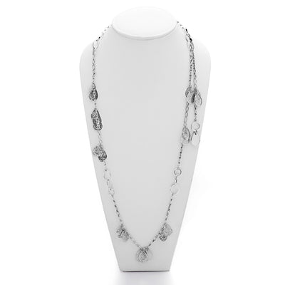 Forget Me Knot Flutter Sterling Silver Necklace - Cynthia Gale New York Jewelry