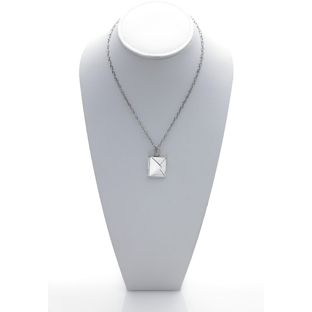 Love Letters Sterling Silver Envelope Necklace - Cynthia Gale New York Jewelry