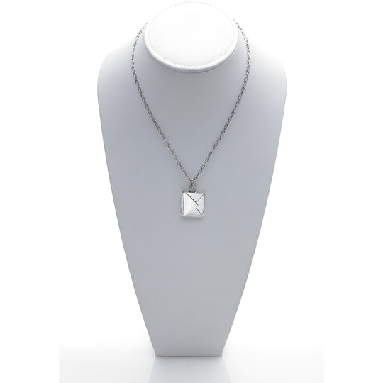 Love Letters Sterling Silver Envelope Necklace - Cynthia Gale New York Jewelry