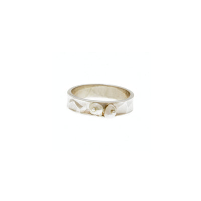 Love Letters Loyalty Sterling Silver Peal Stack Ring - Cynthia Gale New York Jewelry