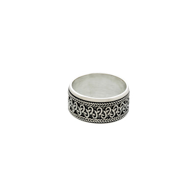 Beta Infinity Sterling Silver Spin Ring - Cynthia Gale New York Jewelry