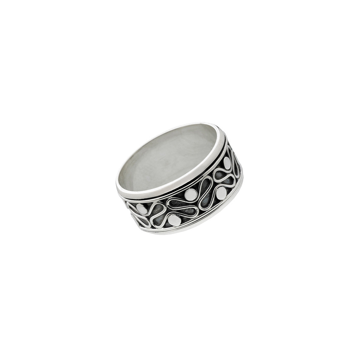 Epsilon Infinity Sterling Silver Spin Ring - Cynthia Gale New York Jewelry