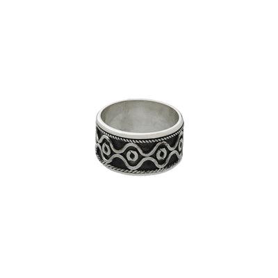 Kappa Infinity Sterling Silver Spin Ring - Cynthia Gale New York Jewelry