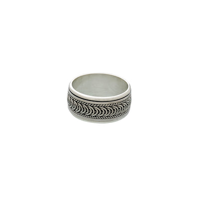 Sigma Infinity Sterling Silver Spin Ring - Cynthia Gale New York Jewelry