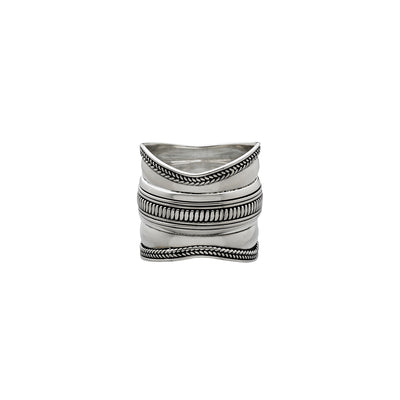 Omega Infinity Sterling Silver Spin Ring - Cynthia Gale New York Jewelry