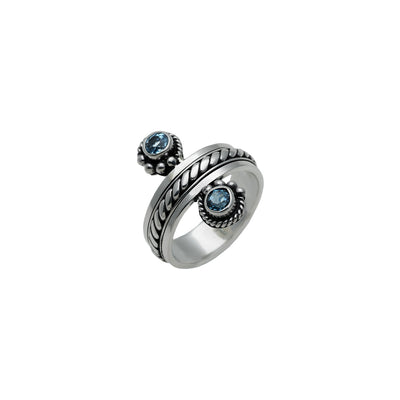 Jerusalem Ring / Spinner Ring for Woman / Ring Silver Gold 9kt / Israeli Jewelry / Meditation Rings / Israeliche Schmuck 8.5 / Garnet