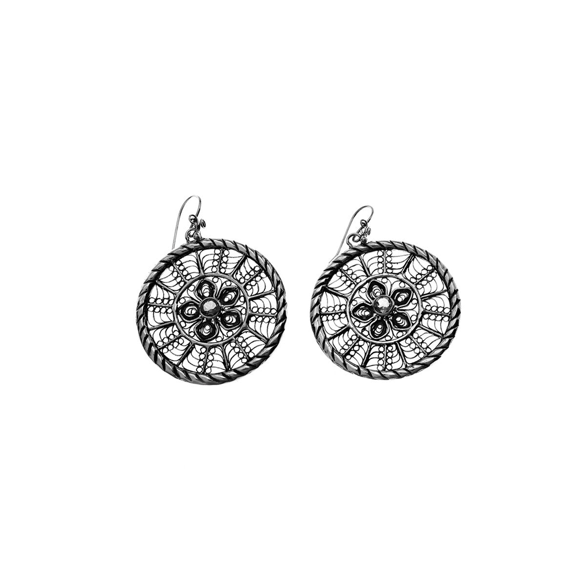 Ca D'zan Sunset Sterling Silver Statement Earring - Cynthia Gale New York Jewelry