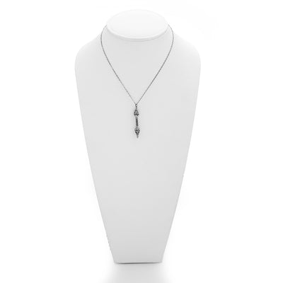 Dharmachakra Meditation Sterling Silver Necklace - Cynthia Gale New York Jewelry