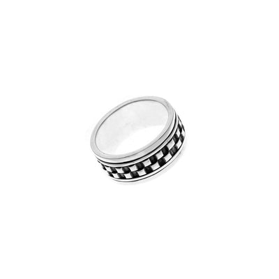 Nusantara Sulawesi Sterling Silver Spin Ring - Cynthia Gale New York Jewelry
