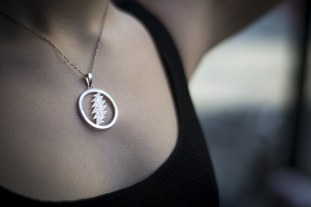 Grateful Dead Lightening Bolt Earrings Handmade Gift Grateful Dead Lightening Bolt Earrings Handmade Gift