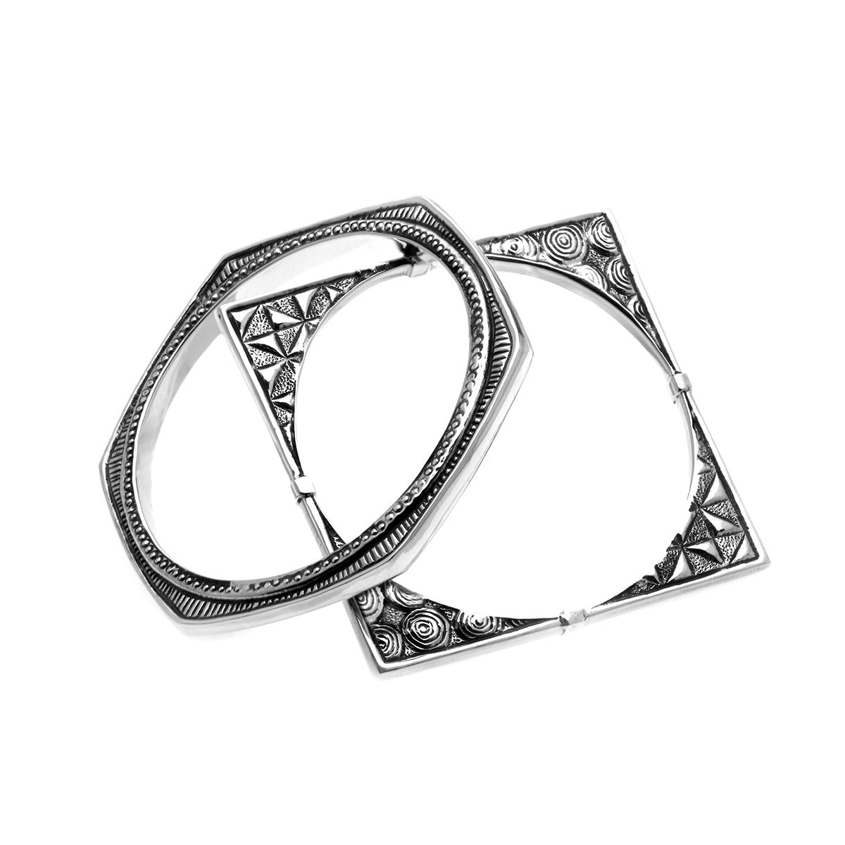 Wiener Werkstatte Hexagon Bangle - Cynthia Gale New York Jewelry