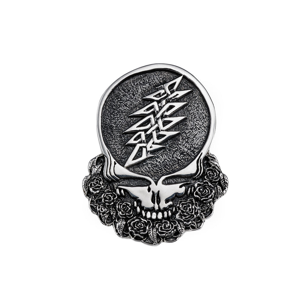 Limited Edition - Cornell '77 - Steal Your Face Sterling Silver Belt Buckle