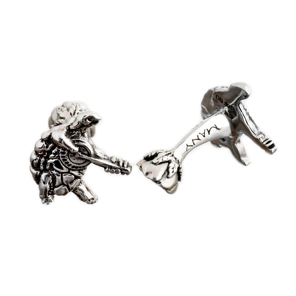 Terrapin Station Sterling Silver Cufflink