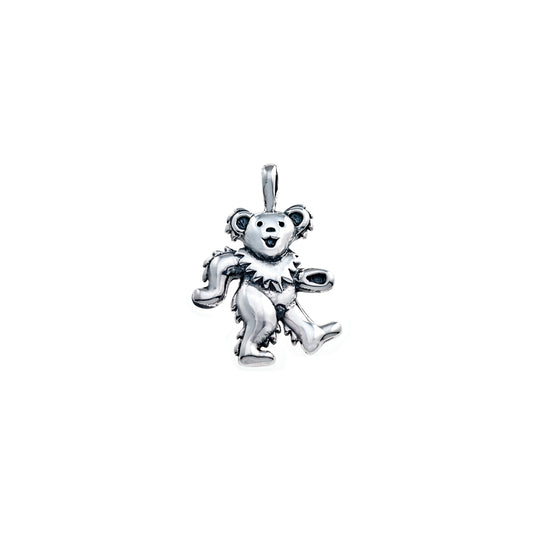 Dancing Bear Sterling Silver Charm