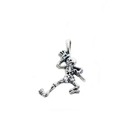 Dancing Skeletons Sterling Silver Charm