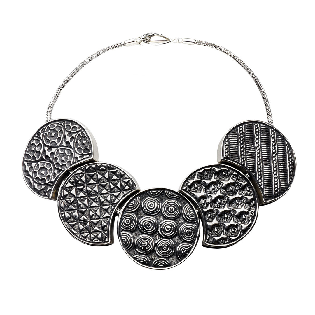 Wiener Werkstatte Statement Necklace - Cynthia Gale New York Jewelry